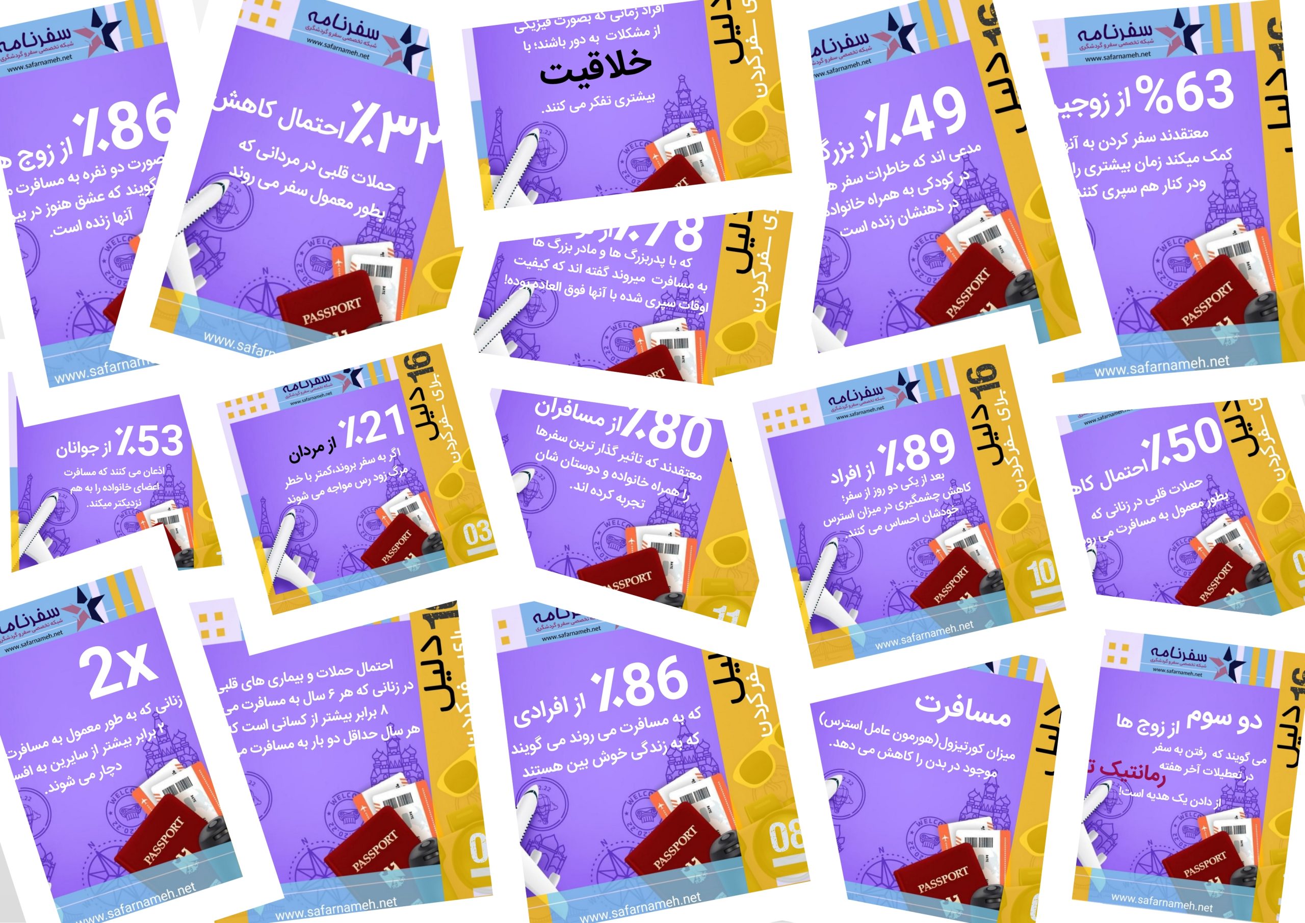 16 دلیل برای سفر کردن+ اینفوگرافیک